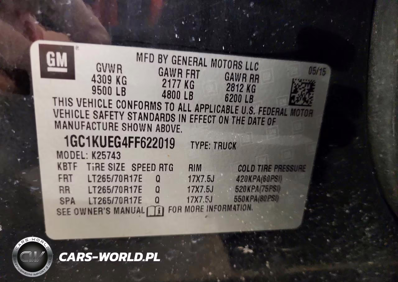 2015 Chevrolet Silverado K2500 Heavy Duty VIN:1GC1KUEG4FF622019 - 12