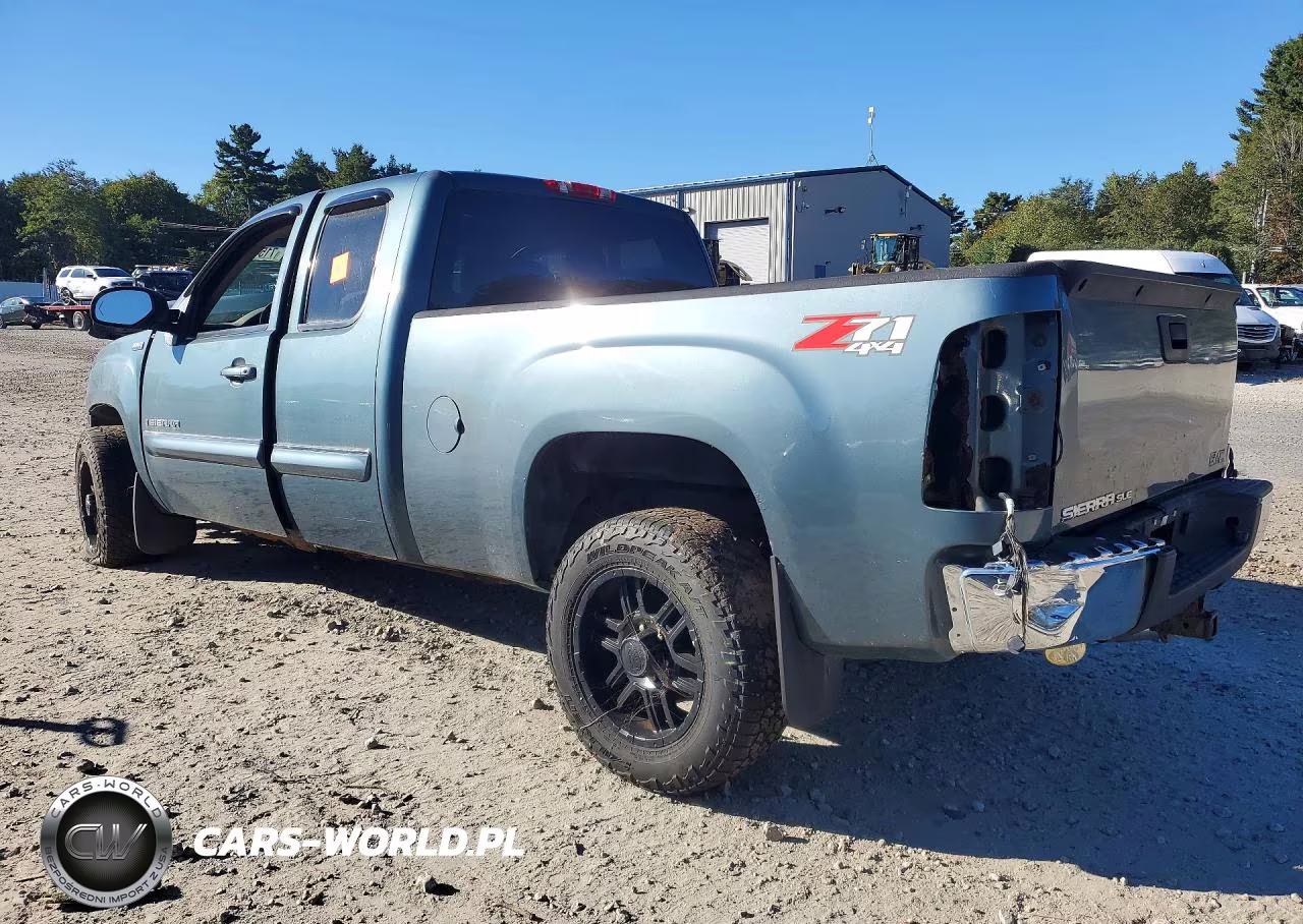 2009 GMC Sierra K1500 Sle VIN:1GTEK29J59Z264833 - 2