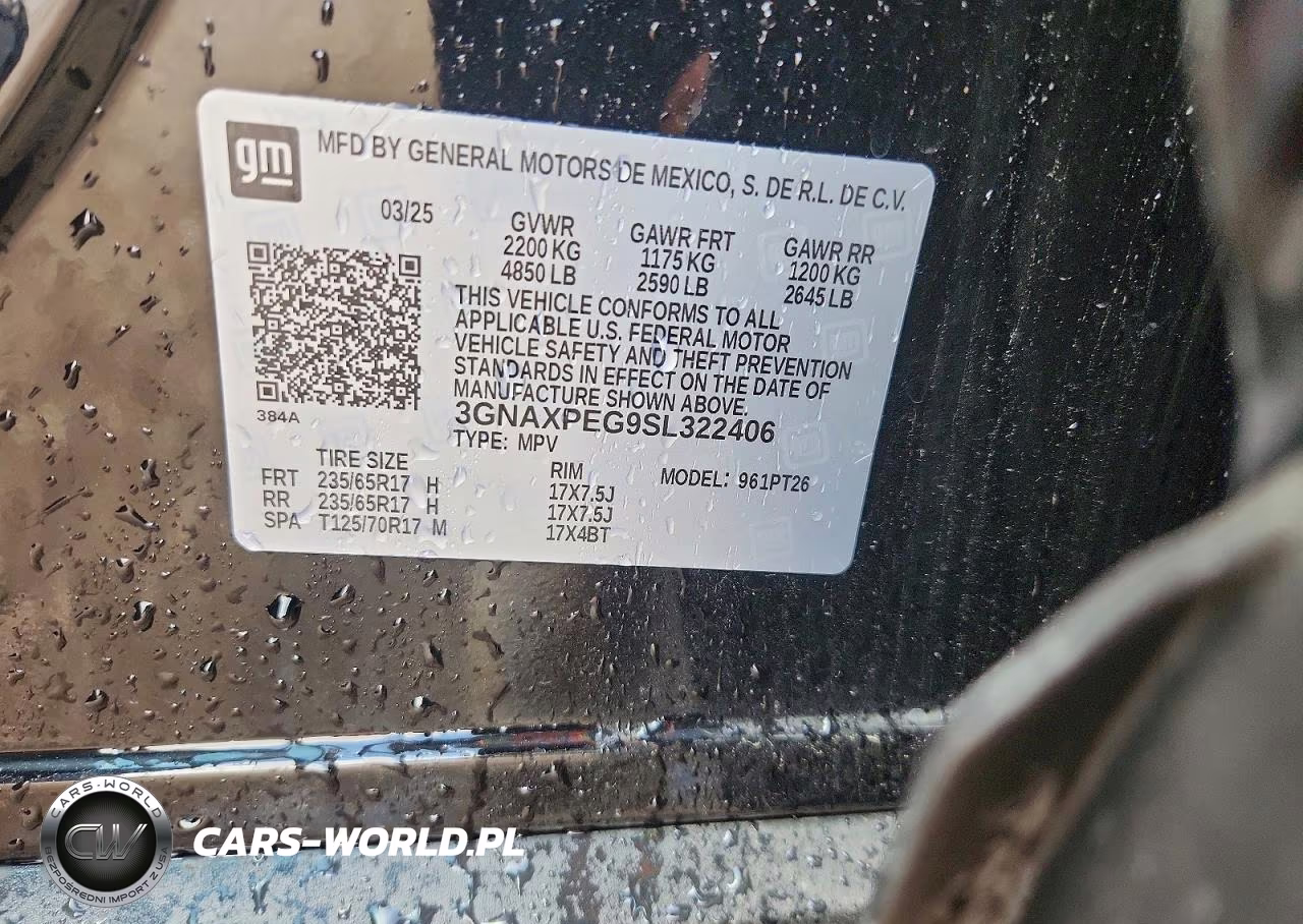 2025 Chevrolet Equinox Lt VIN:3GNAXPEG9SL322406 - 14