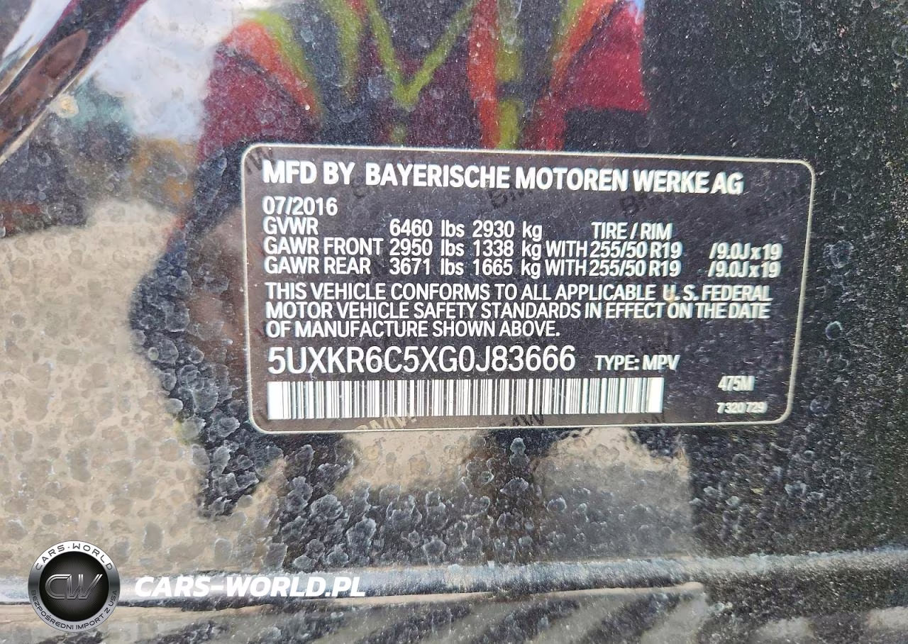 2016 BMW X5 xDrive50I VIN:5UXKR6C5XG0J83666 - 13
