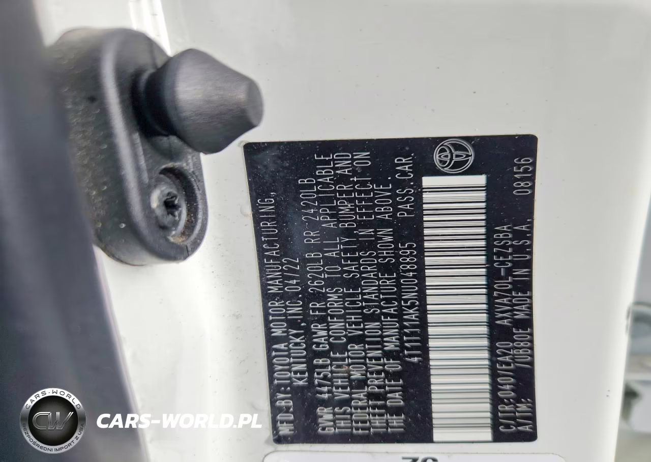 2022 Toyota Camry Se VIN:4T1T11AK5NU048895 - 13