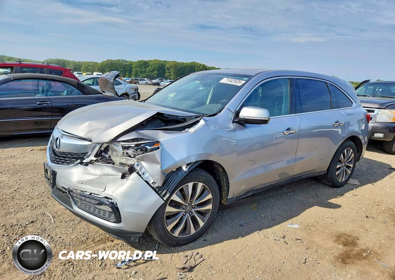 2016 Acura Mdx Technology VIN:5FRYD4H45GB053132 - 1