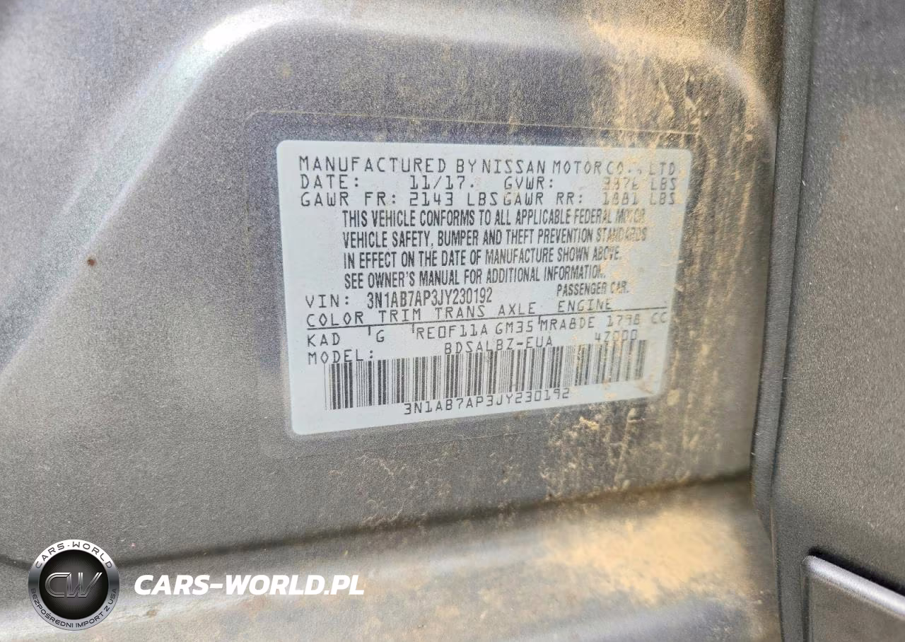 2018 Nissan Sentra S VIN:3N1AB7AP3JY230192 - 12