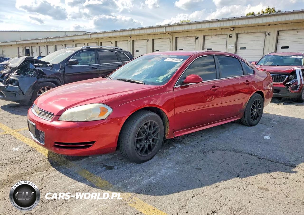 2013 Chevrolet Impala Lt VIN:2G1WG5E3XD1258406 - 1