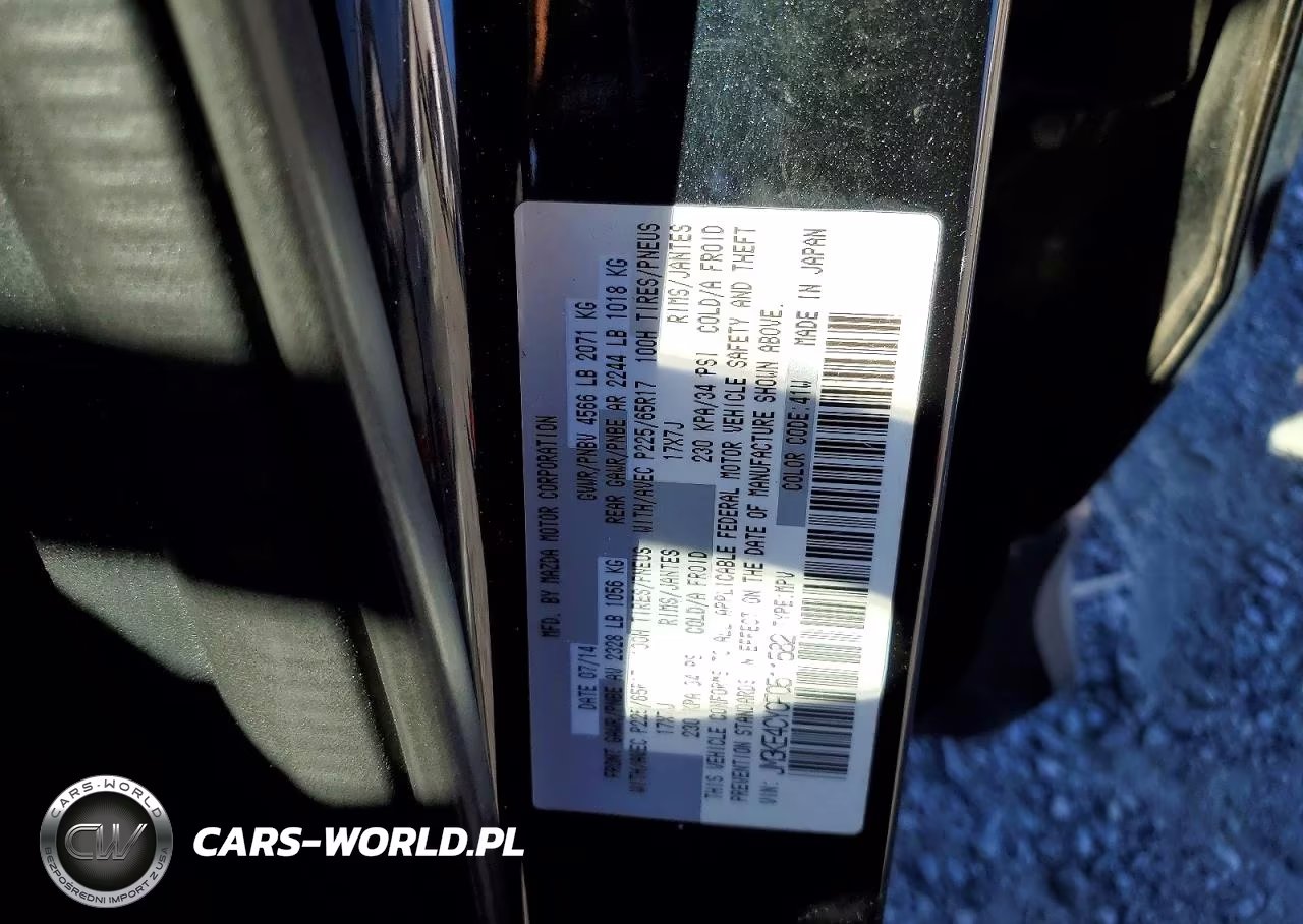 2015 Mazda Cx-5 Touring VIN:JM3KE4CY0F0511582 - 14