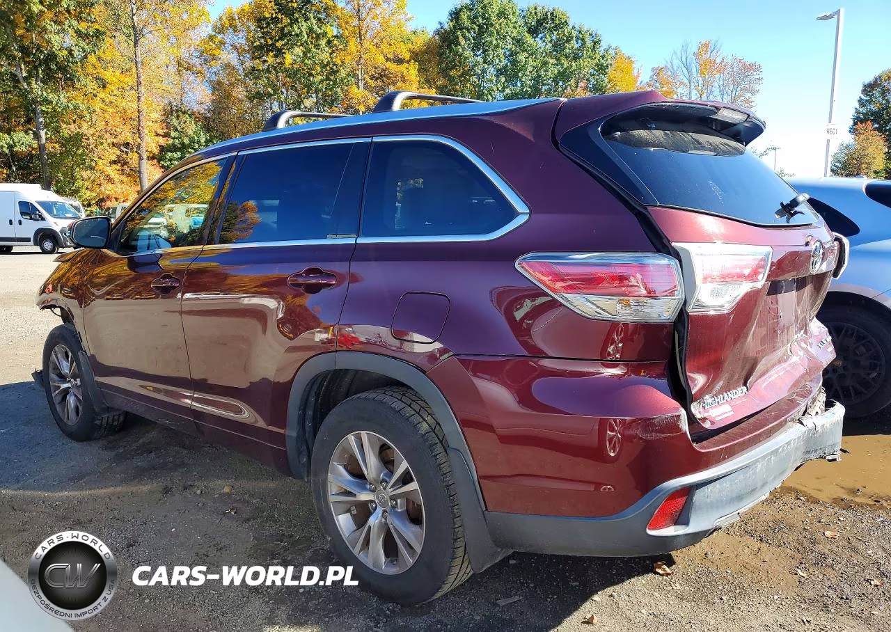 2015 Toyota Highlander Xle VIN:5TDJKRFH7FS130962 - 2