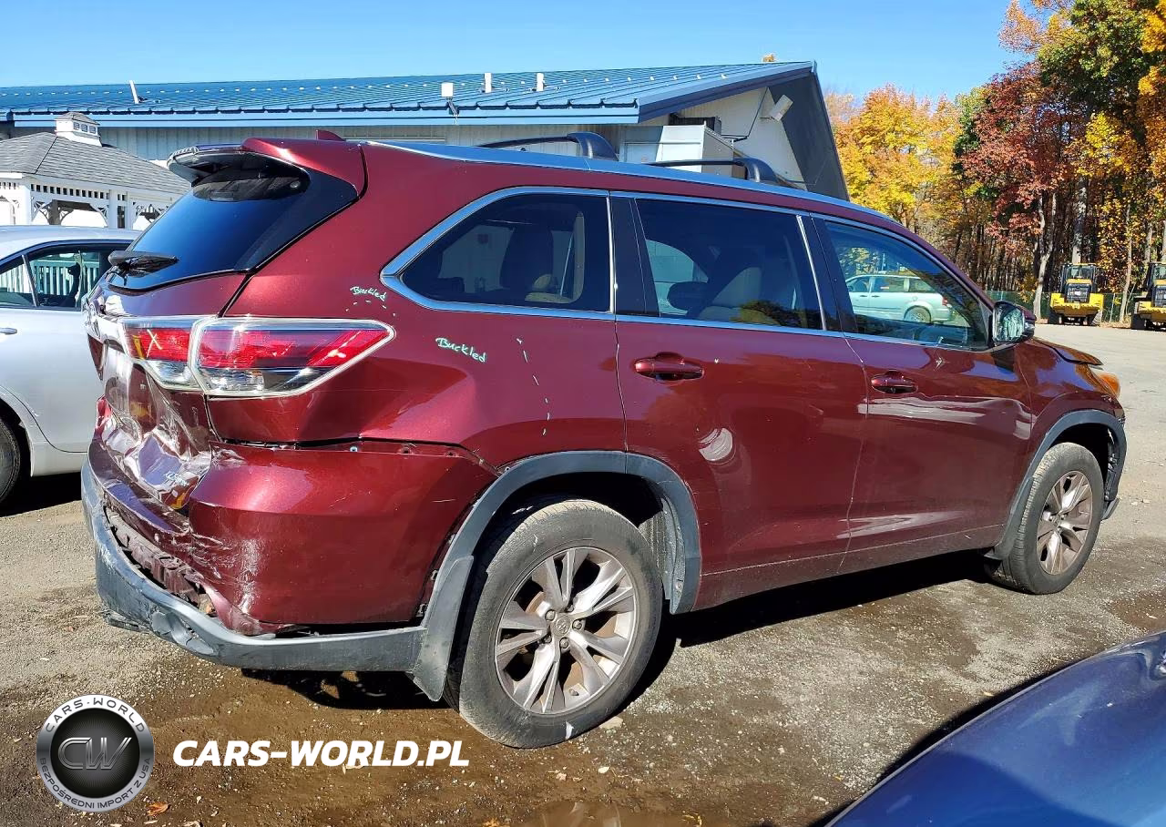 2015 Toyota Highlander Xle VIN:5TDJKRFH7FS130962 - 3