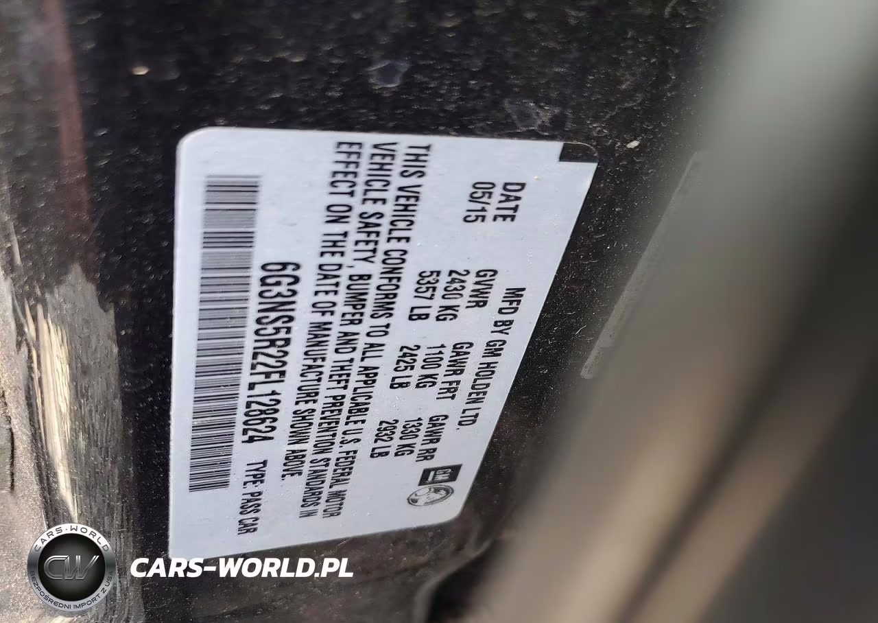 2015 Chevrolet Caprice Police VIN:6G3NS5R22FL128624 - 12