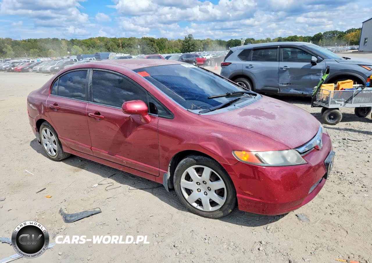 2007 Honda Civic Lx VIN:JHMFA16567S005586 - 4