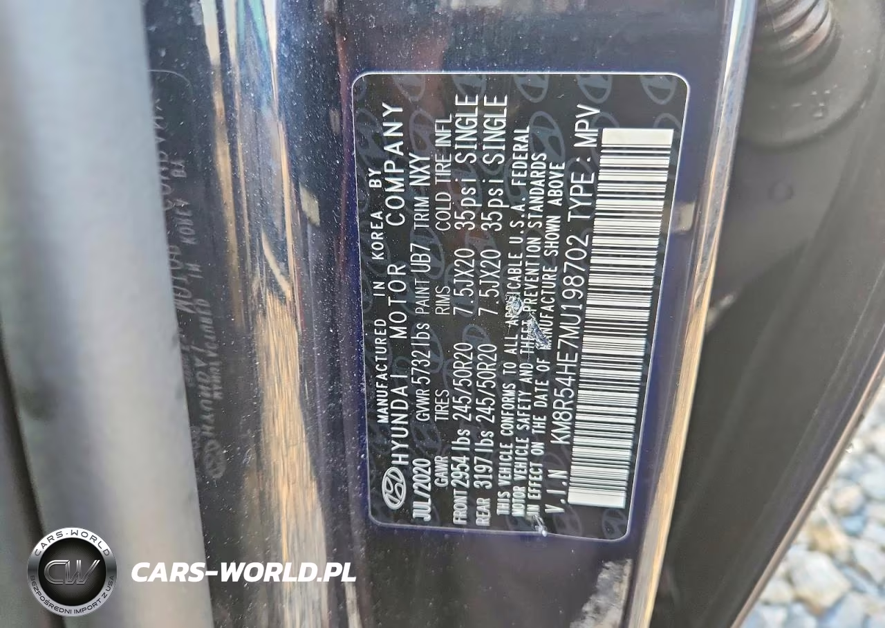2021 Hyundai Palisade Limited VIN:KM8R54HE7MU198702 - 13