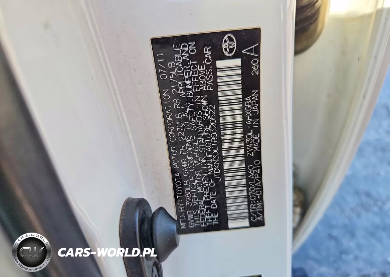 2011 Toyota Prius Four VIN:JTDKN3DU1B0320522 - 12