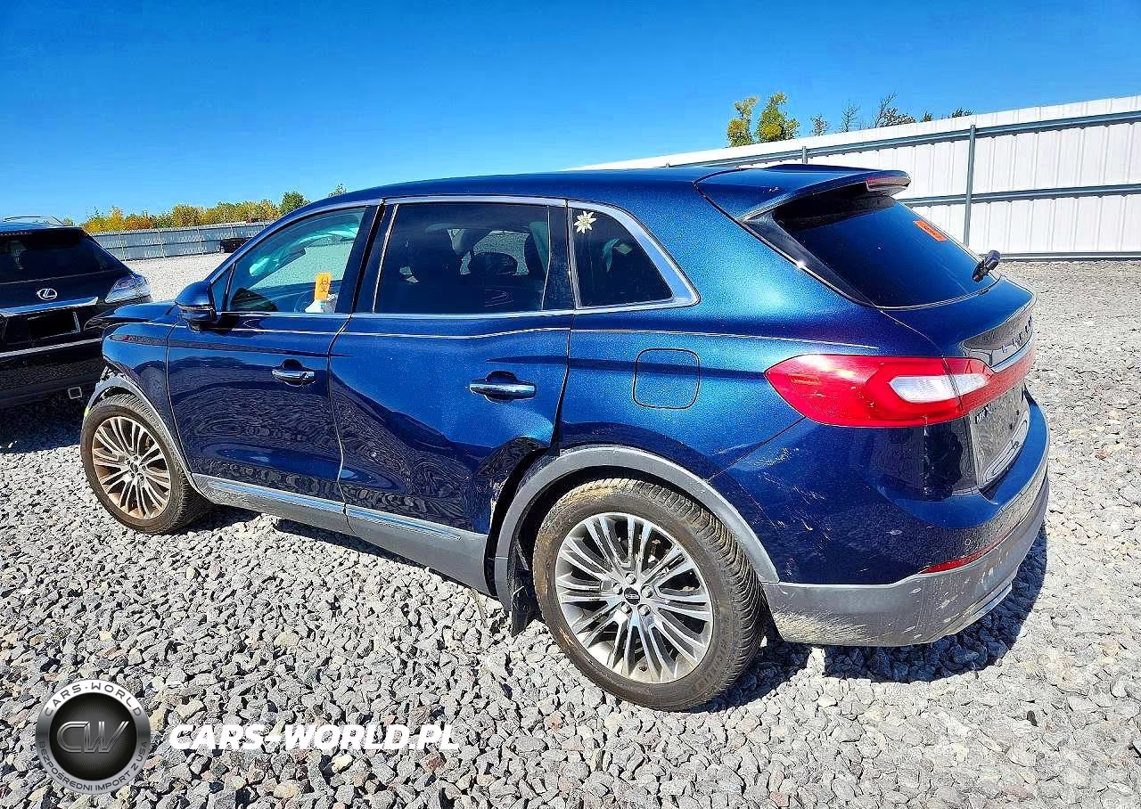 2017 Lincoln Mkx Reserve VIN:2LMPJ8LR9HBL10968 - 2