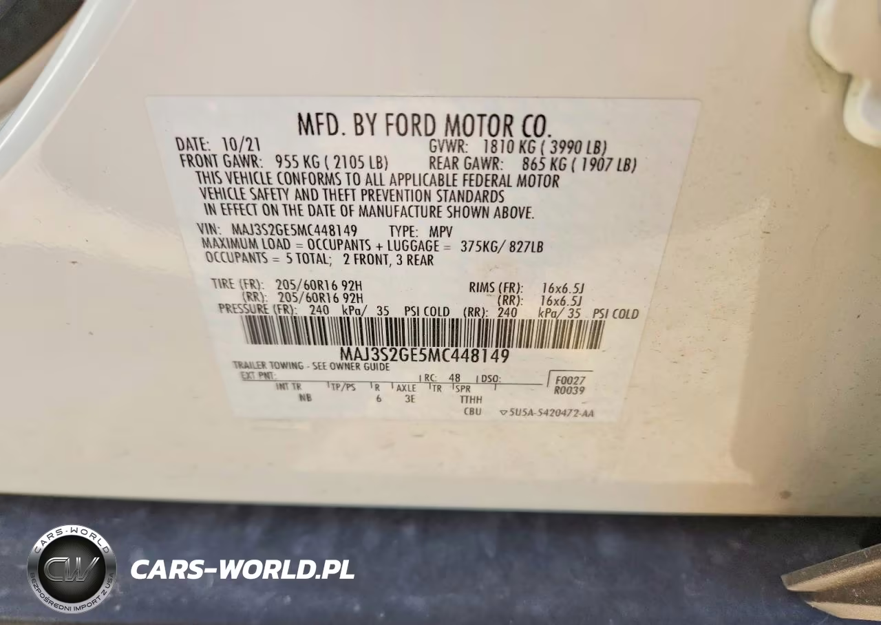 2021 Ford Ecosport Se VIN:MAJ3S2GE5MC448149 - 13