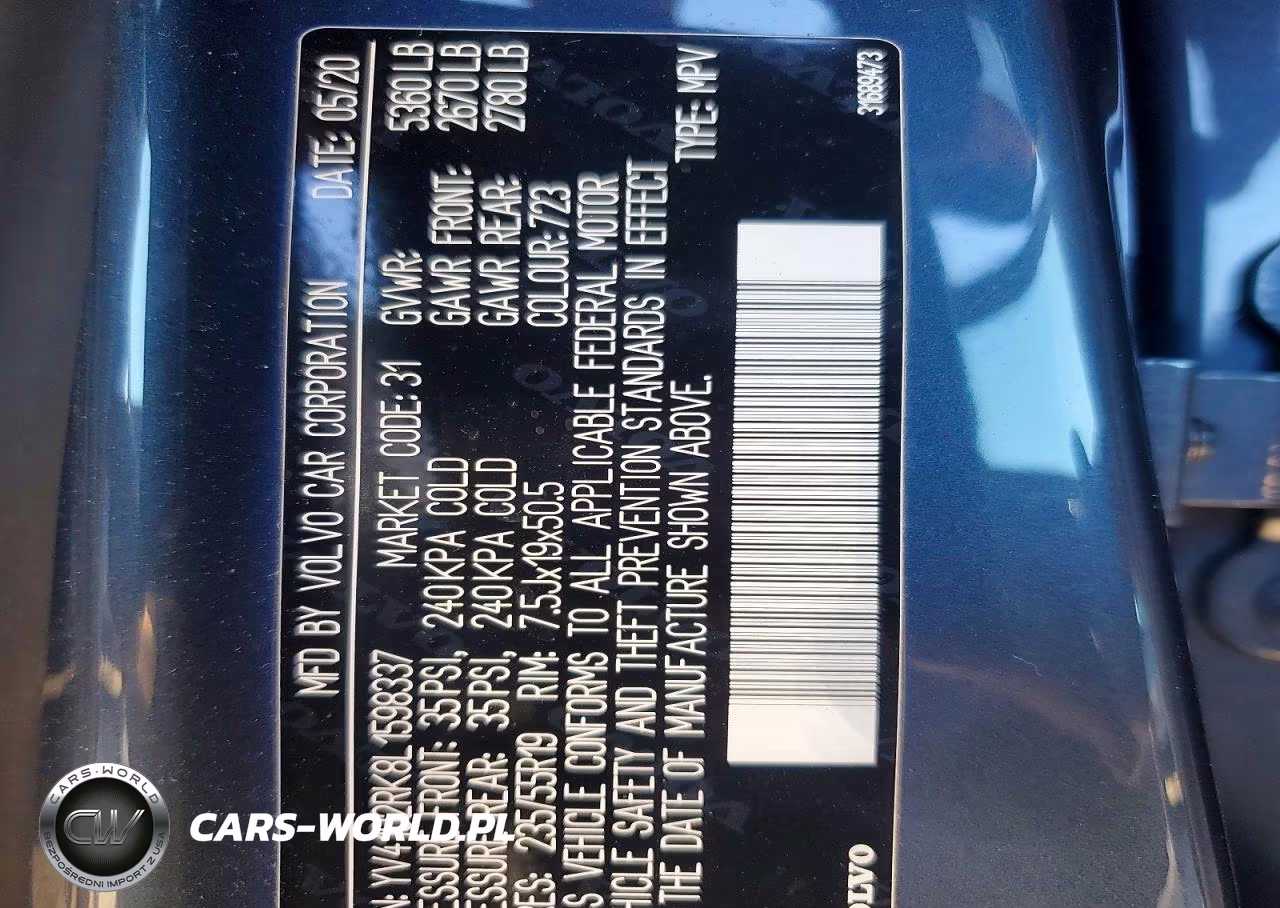 2020 Volvo Xc60 T5 Momentum VIN:YV4102RK8L1598337 - 14