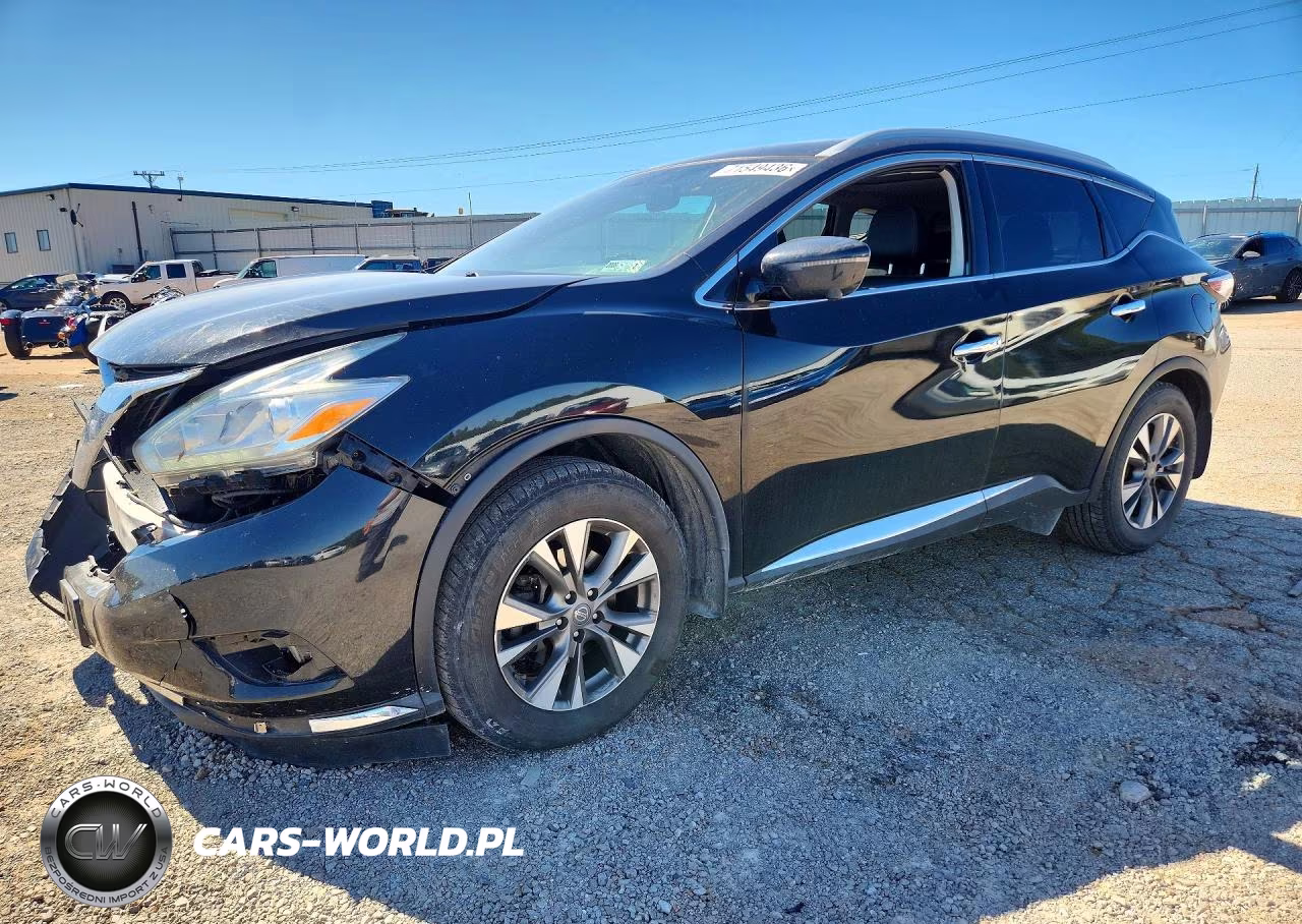 2017 Nissan Murano Sl VIN:5N1AZ2MH1HN107722 - 1