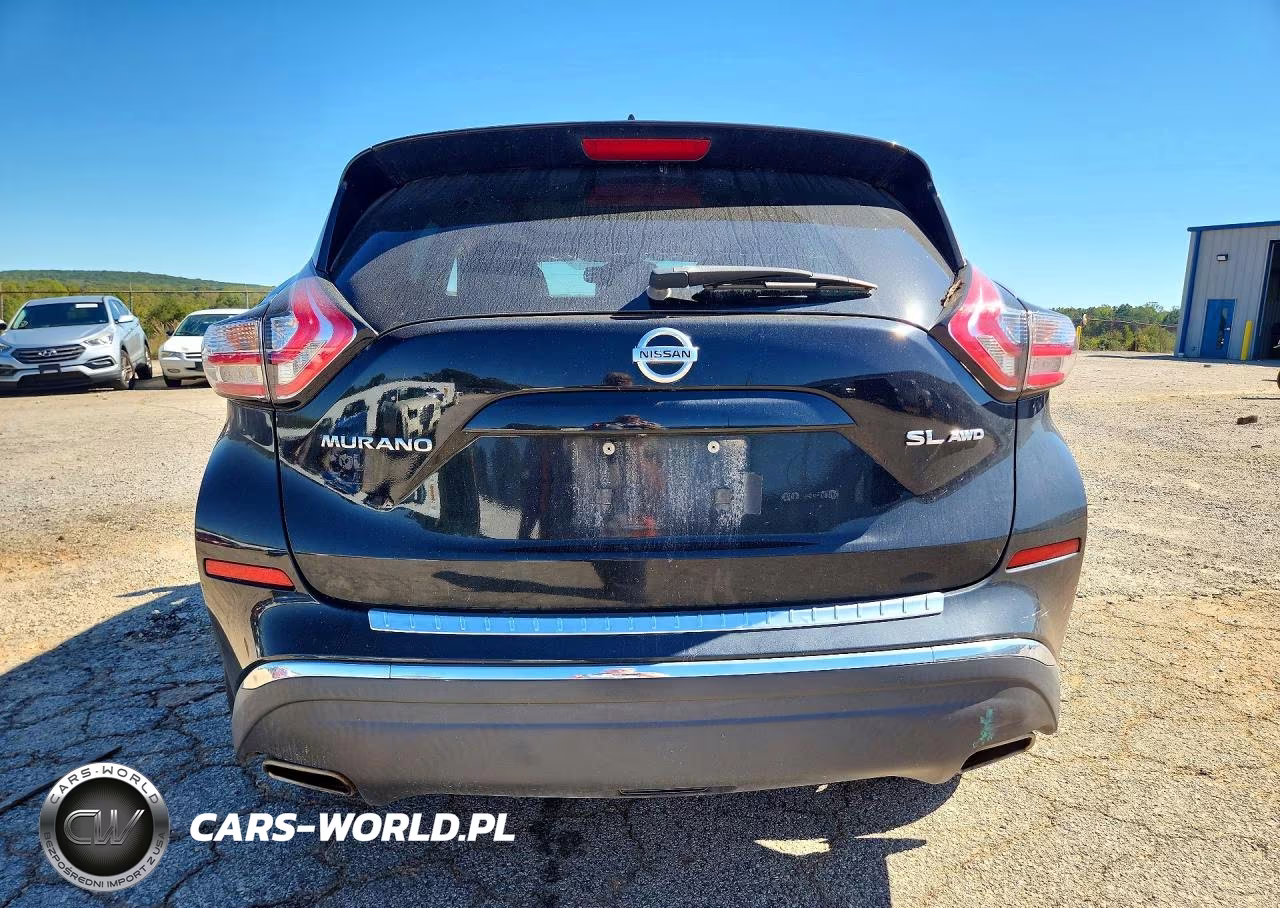 2017 Nissan Murano Sl VIN:5N1AZ2MH1HN107722 - 6
