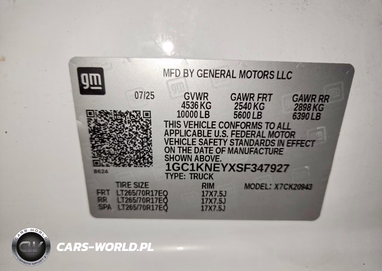 2025 Chevrolet Silverado K2500 Heavy Duty Lt VIN:1GC1KNEYXSF347927 - 12