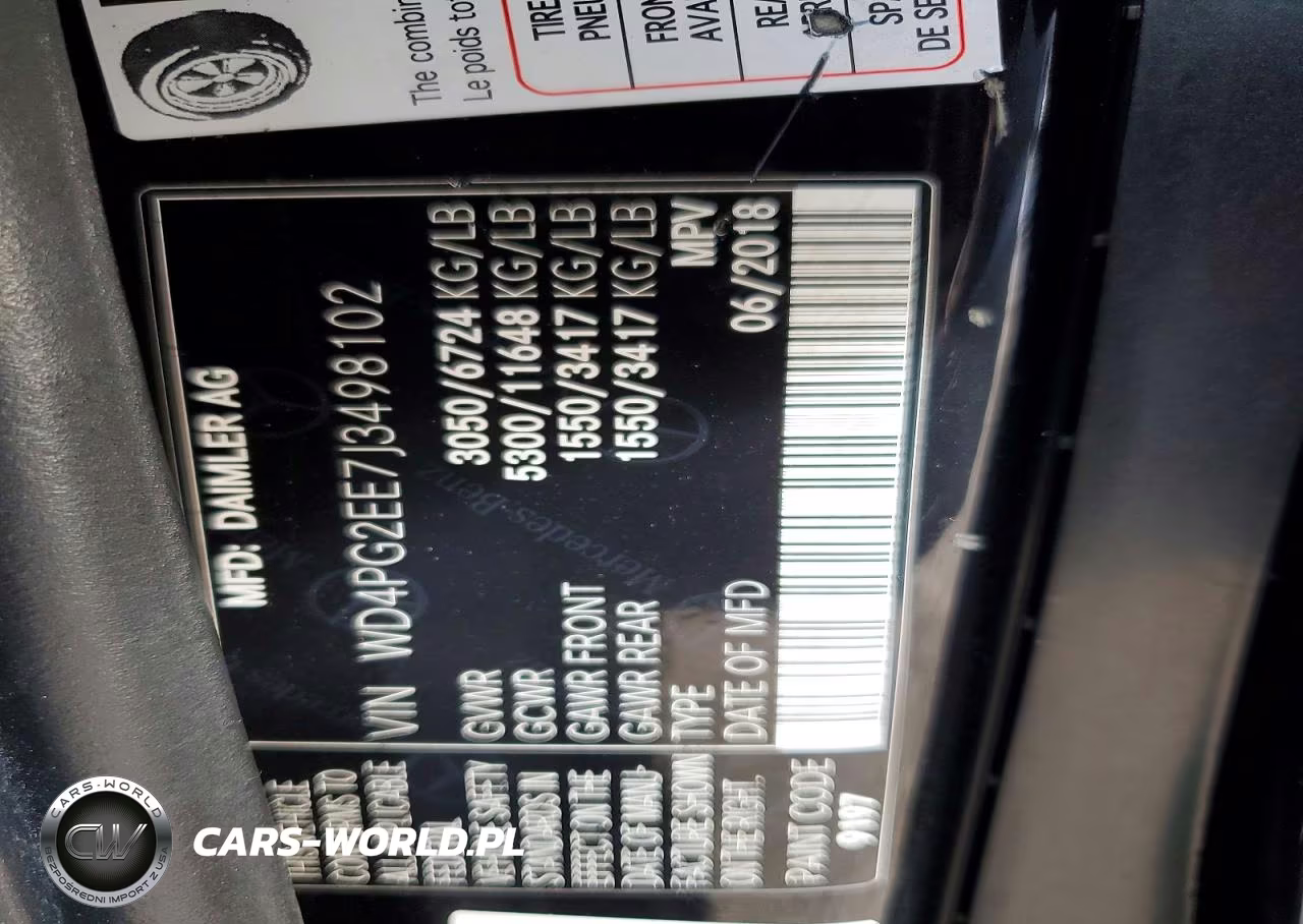 2018 Mercedes-Benz Metris VIN:WD4PG2EE7J3498102 - 13