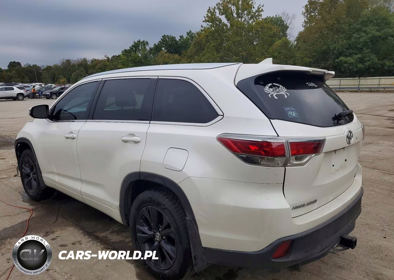 2016 Toyota Highlander Xle VIN:5TDJKRFH1GS255120 - 2