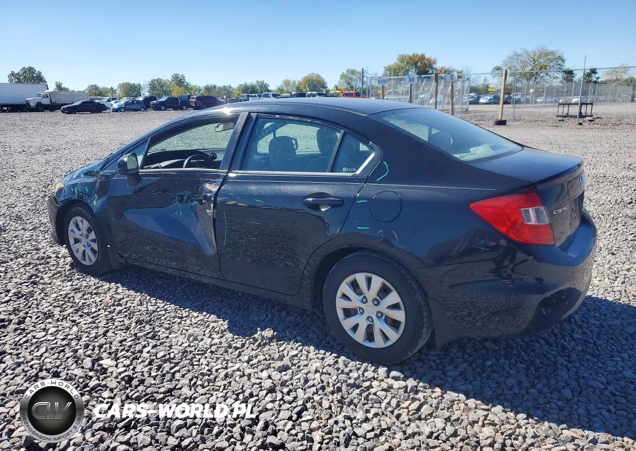 2012 Honda Civic Lx VIN:19XFB2F59CE059353 - 2