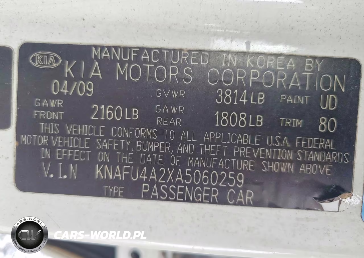 2010 Kia Forte Ex VIN:KNAFU4A2XA5060259 - 13