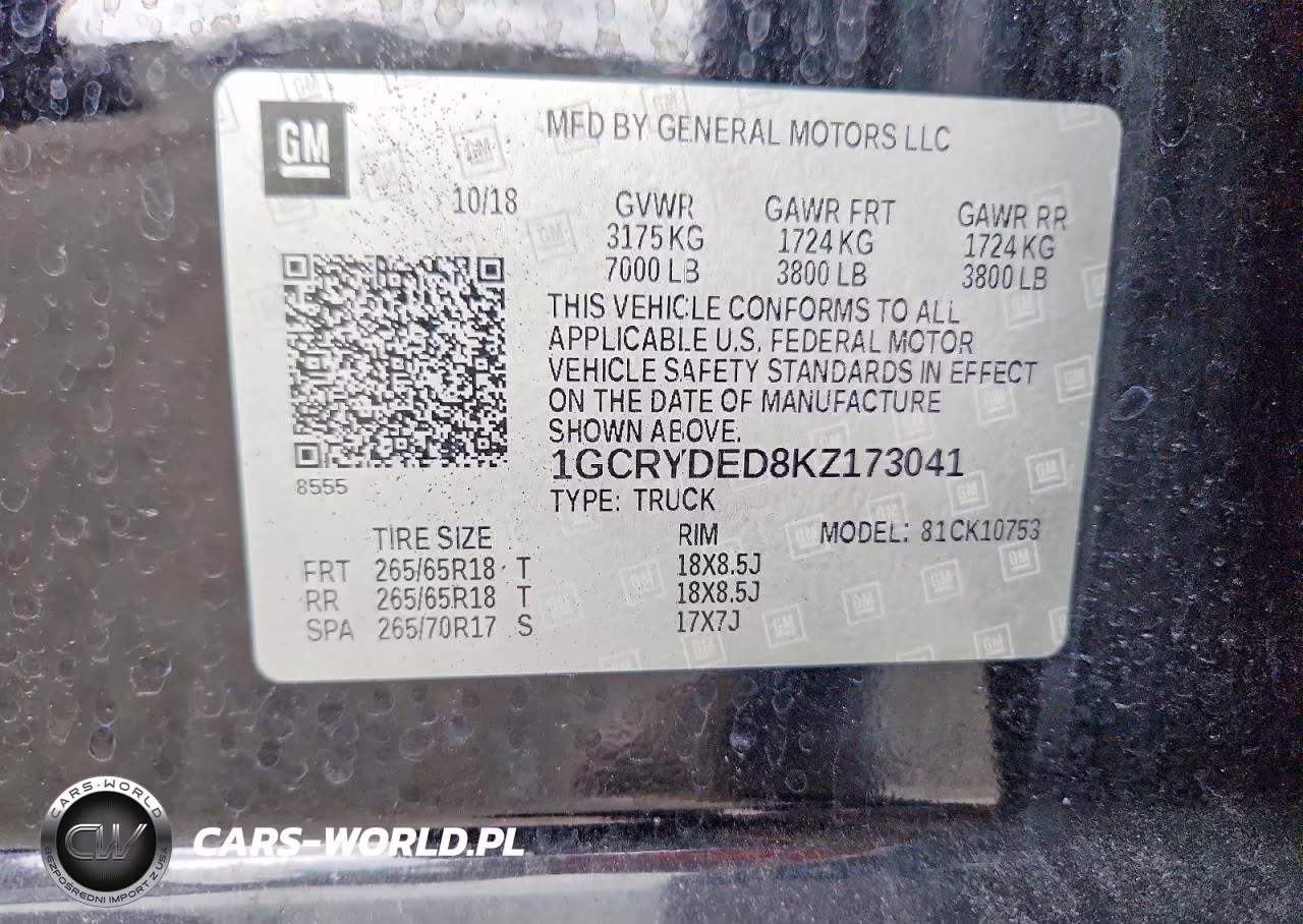 2019 Chevrolet Silverado K1500 Lt VIN:1GCRYDED8KZ173041 - 13