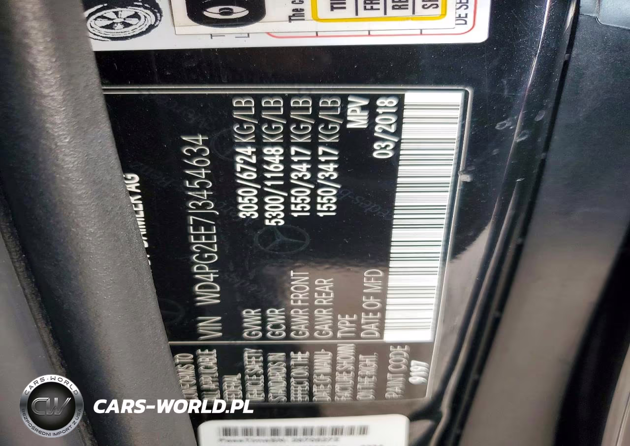 2018 Mercedes-Benz Metris VIN:WD4PG2EE7J3454634 - 13