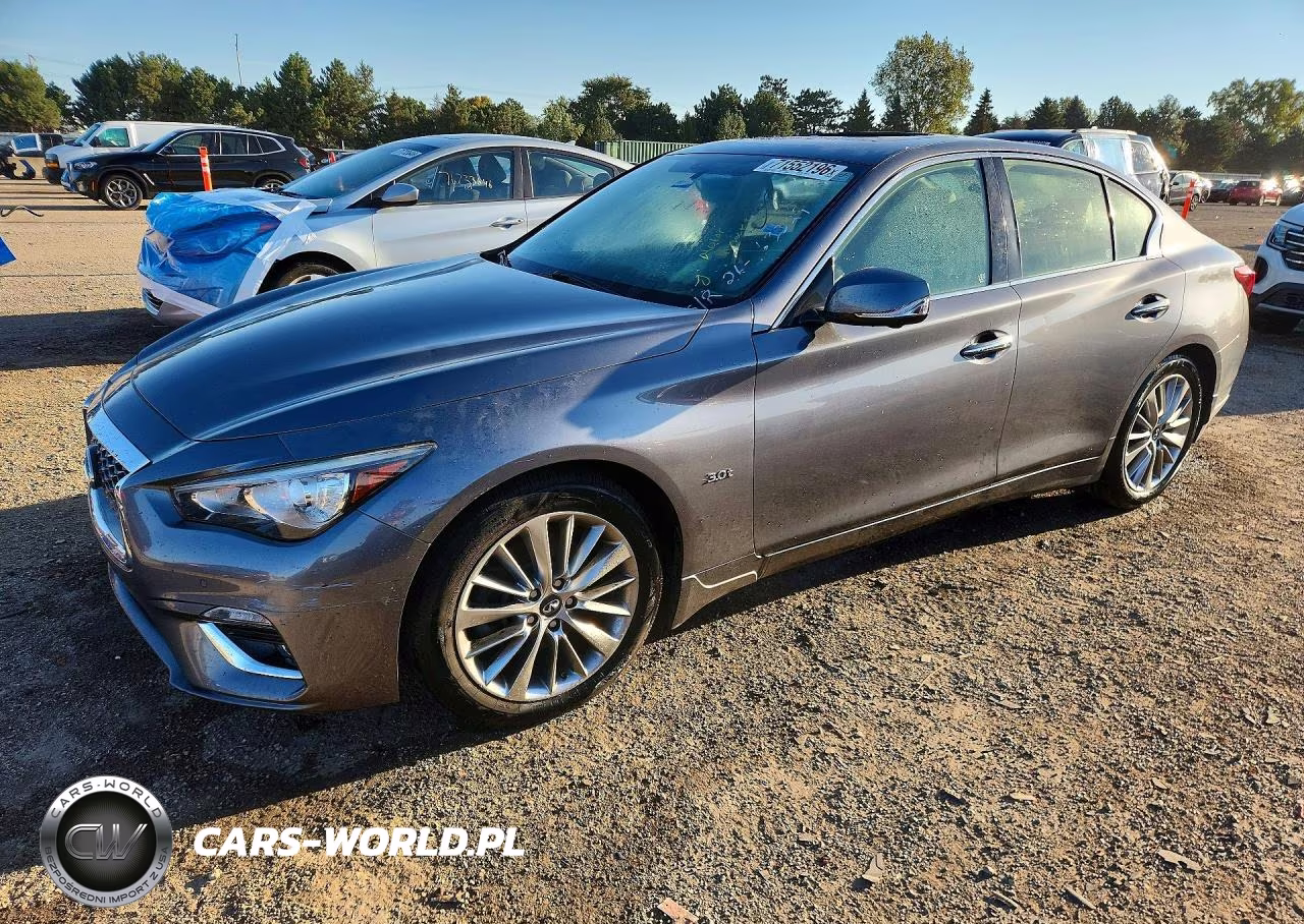 2018 Infiniti Q50 3.0T Luxe VIN:JN1EV7AR9JM611655 - 1