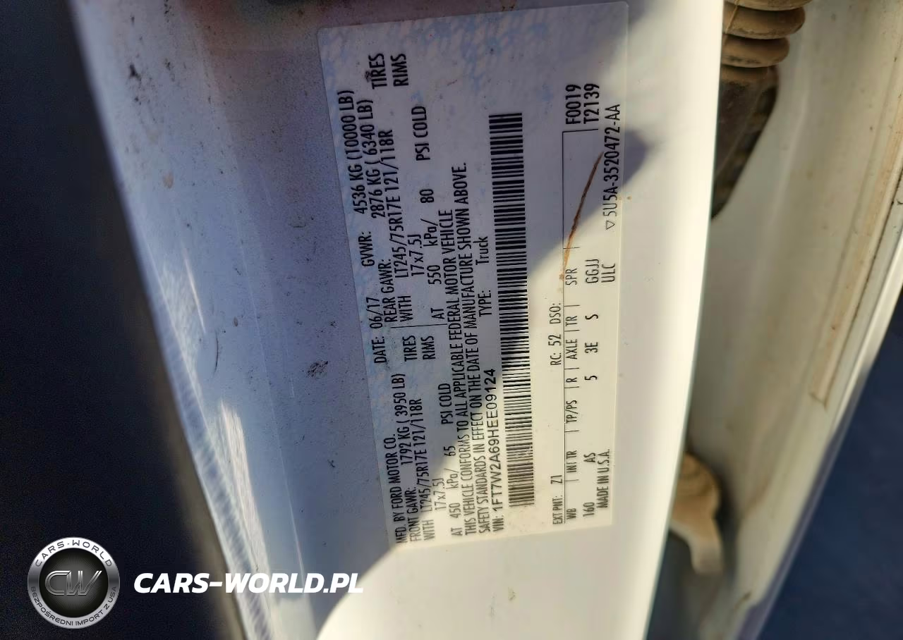 2017 Ford F250 Super Duty VIN:1FT7W2A69HEE09124 - 13