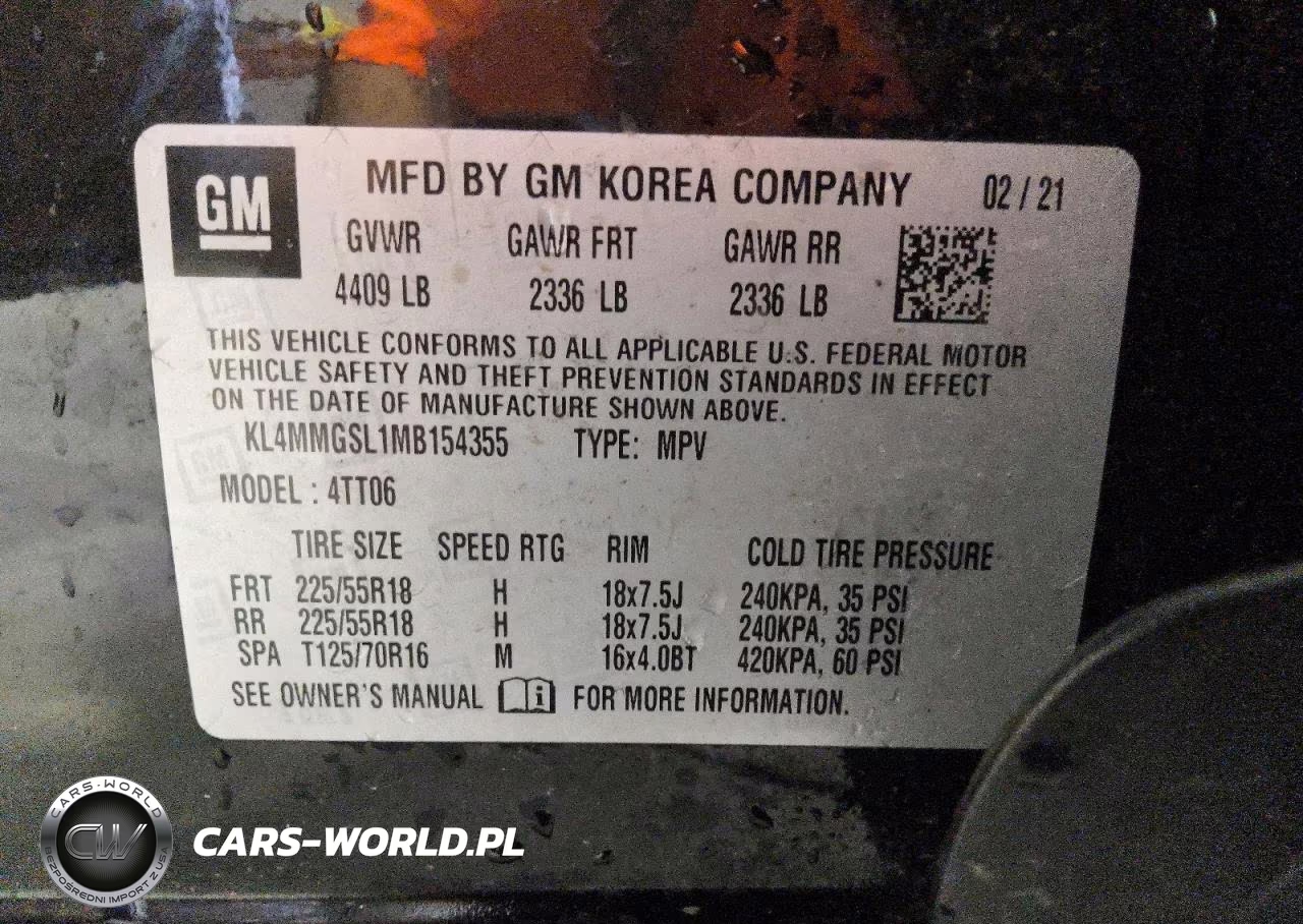 2021 Buick Encore Gx Essence VIN:KL4MMGSL1MB154355 - 12
