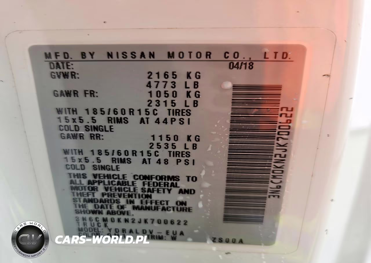 2018 Nissan Nv200 S VIN:3N6CM0KN2JK700622 - 13