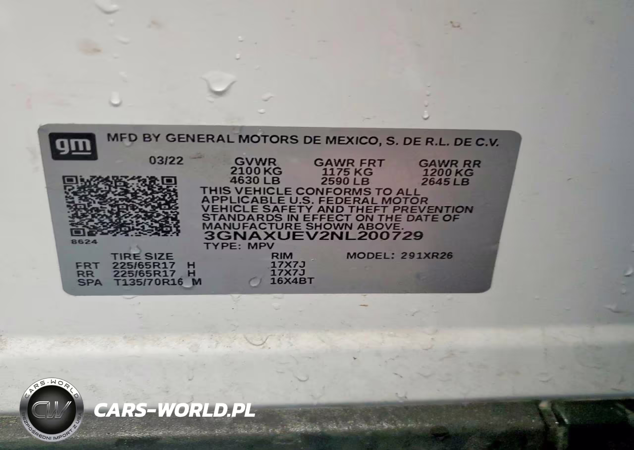 2022 Chevrolet Equinox Lt VIN:3GNAXUEV2NL200729 - 12