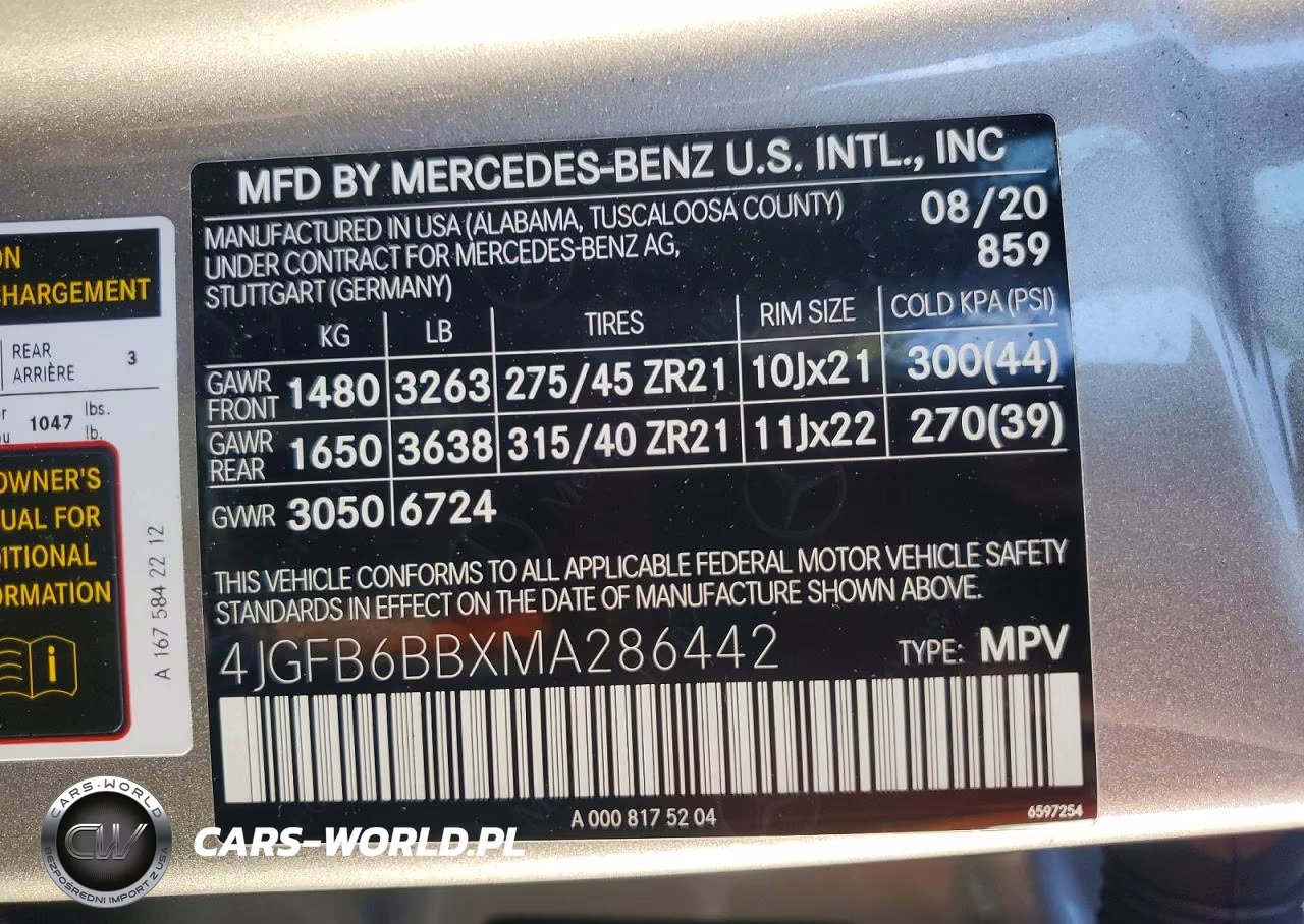 2021 Mercedes-Benz Gle Amg 53 4Matic VIN:4JGFB6BBXMA286442 - 13