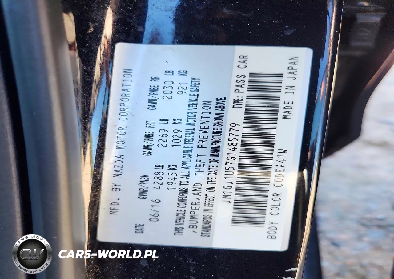 2016 Mazda 6 Sport VIN:JM1GJ1U57G1485779 - 12