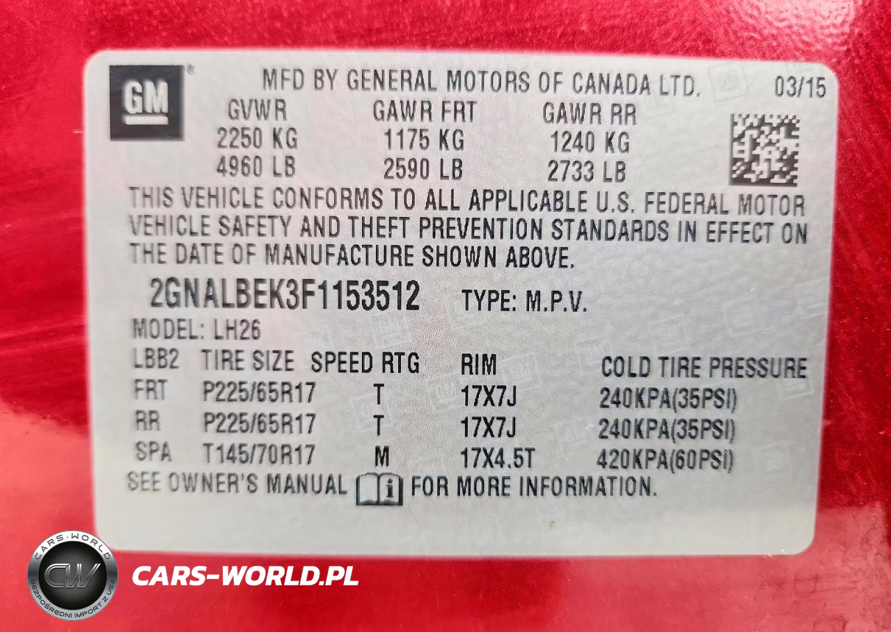 2015 Chevrolet Equinox Lt VIN:2GNALBEK3F1153512 - 13