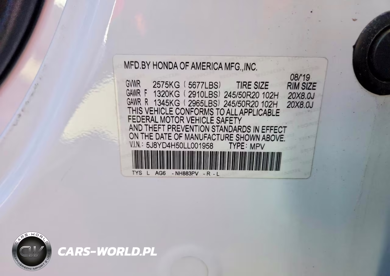 2020 Acura Mdx Technology VIN:5J8YD4H50LL001958 - 13