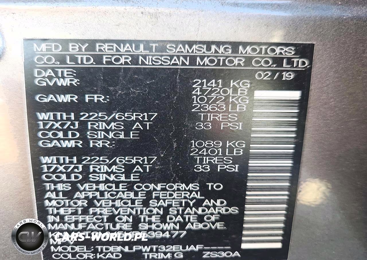 2019 Nissan Rogue S VIN:KNMAT2MV5KP539477 - 13