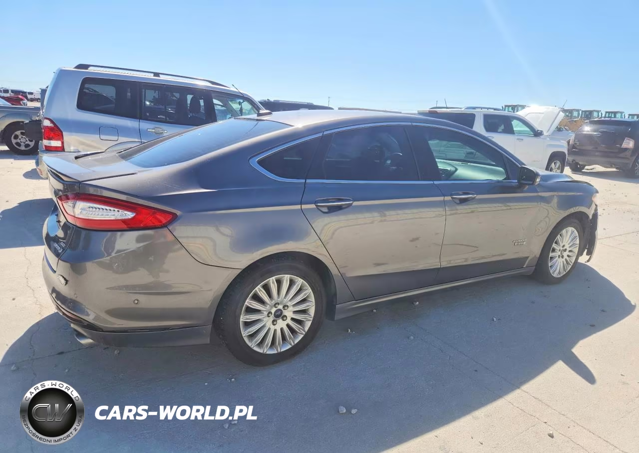 2013 Ford Fusion Titanium Phev VIN:3FA6P0SU8DR260499 - 3