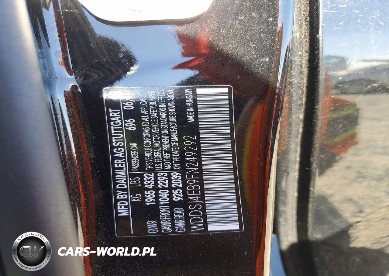 2015 Mercedes-Benz Cla 250 VIN:WDDSJ4EB9FN249292 - 13