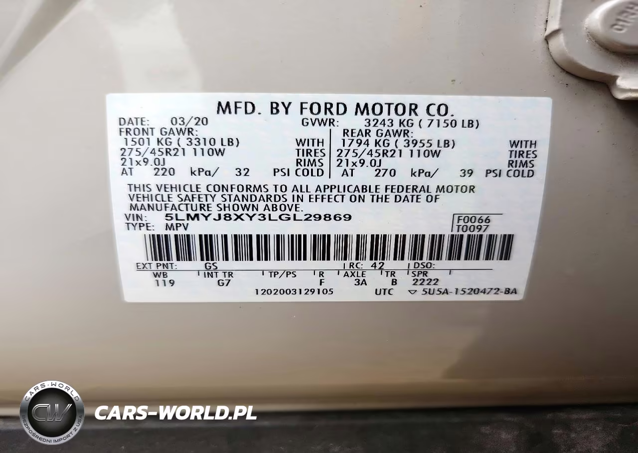 2020 Lincoln Aviator Grand Touring VIN:5LMYJ8XY3LGL29869 - 12