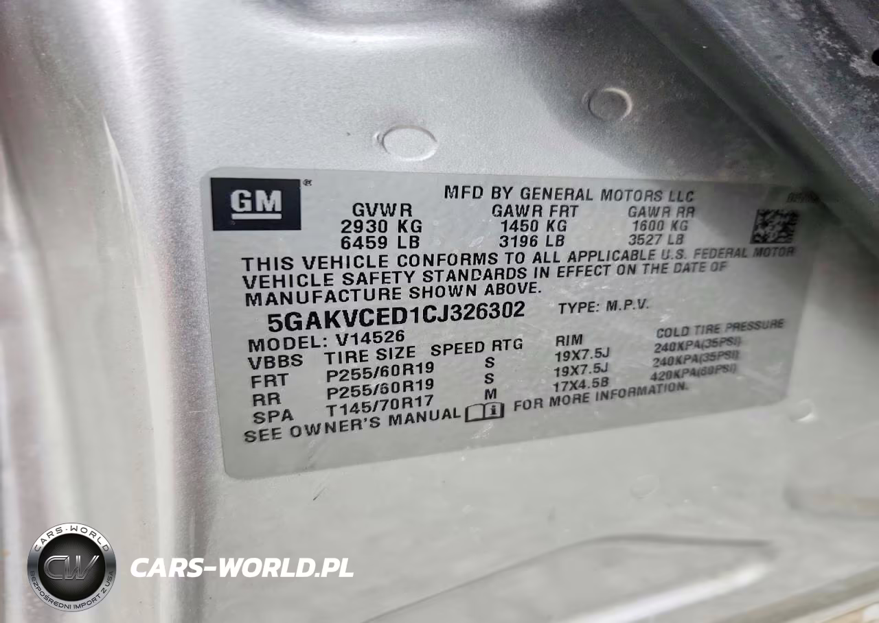 2012 Buick Enclave VIN:5GAKVCED1CJ326302 - 13