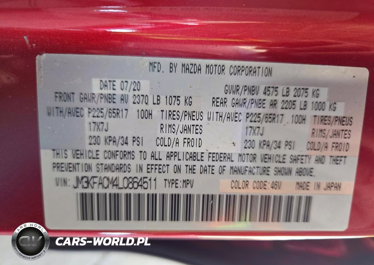 2020 Mazda Cx-5 Touring VIN:JM3KFACM4L0864511 - 12
