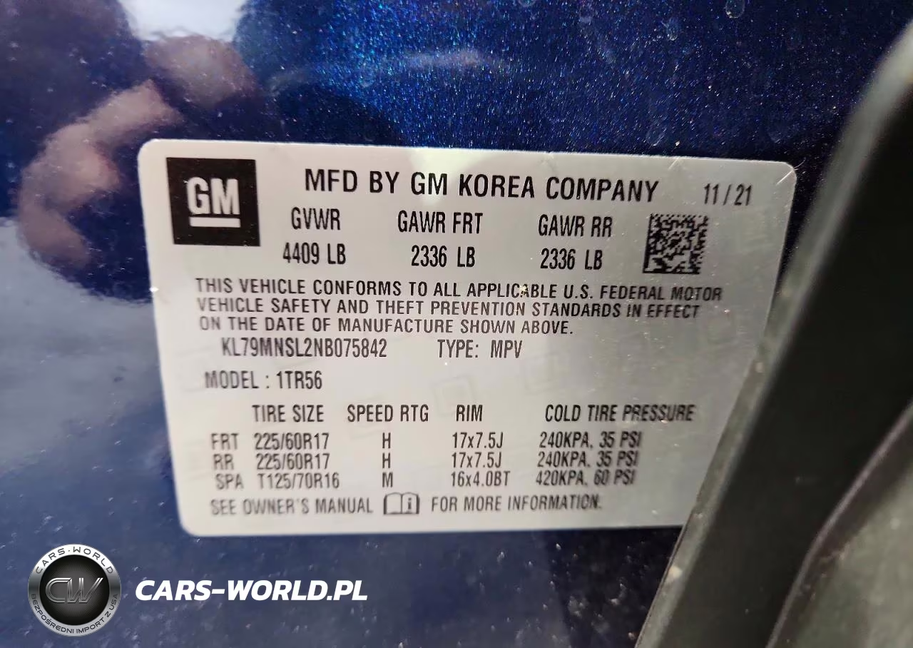 2022 Chevrolet Trailblazer Ls VIN:KL79MNSL2NB075842 - 13