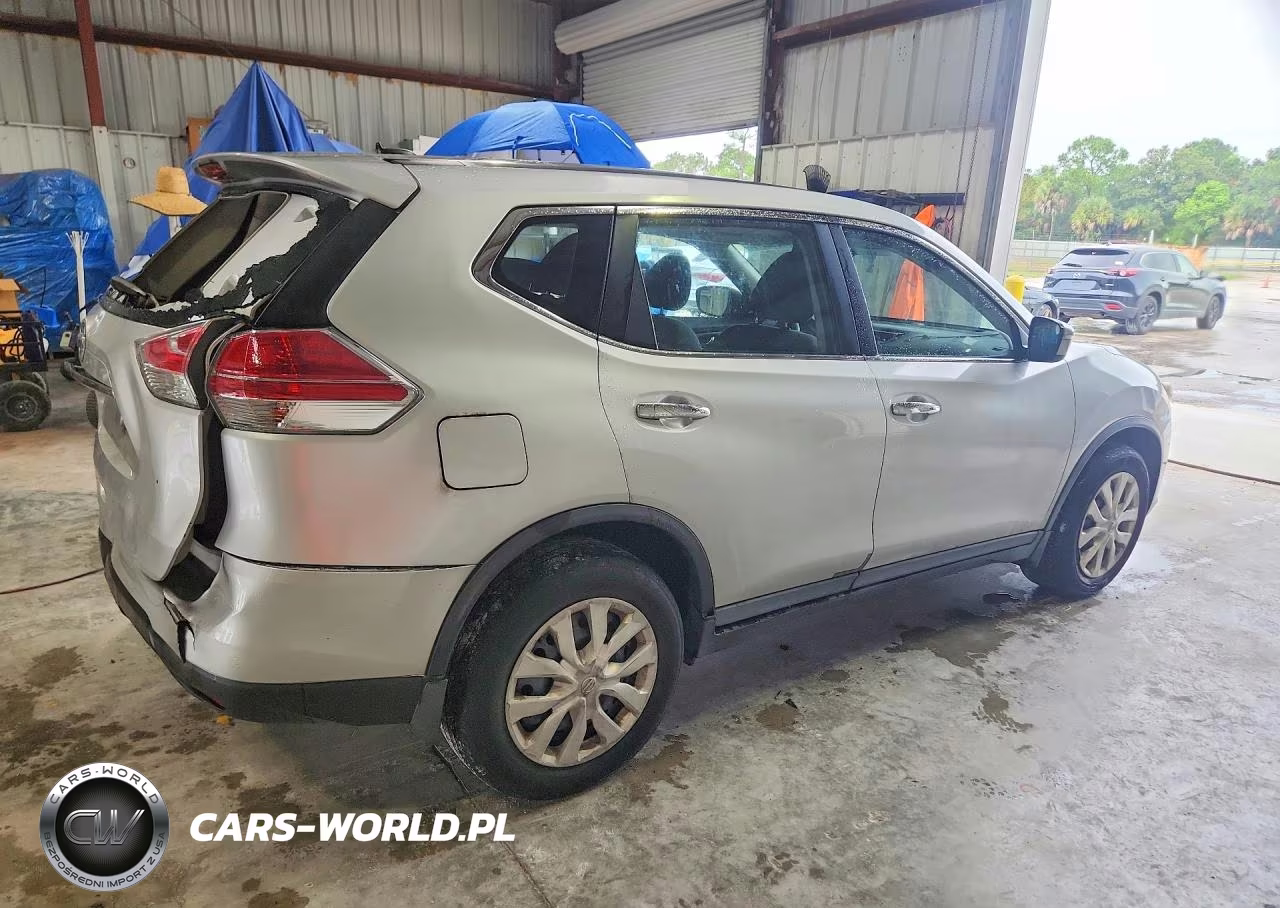 2015 Nissan Rogue S VIN:KNMAT2MTXFP530469 - 3