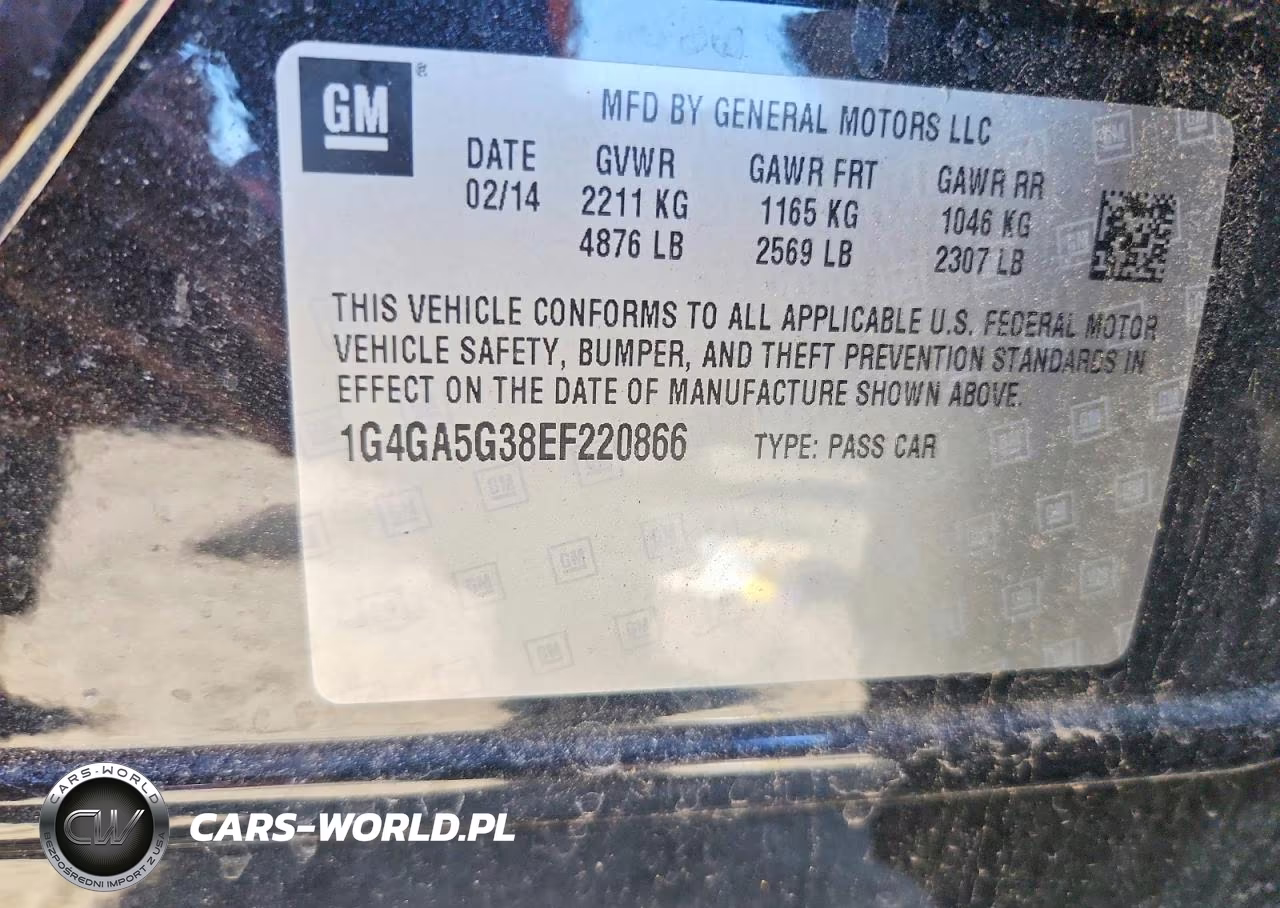 2014 Buick Lacrosse VIN:1G4GA5G38EF220866 - 13