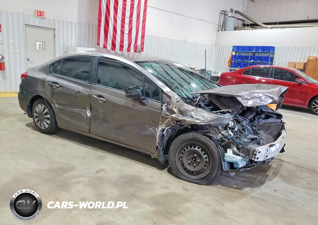 2013 Honda Civic Lx VIN:2HGFB2F50DH571865 - 4