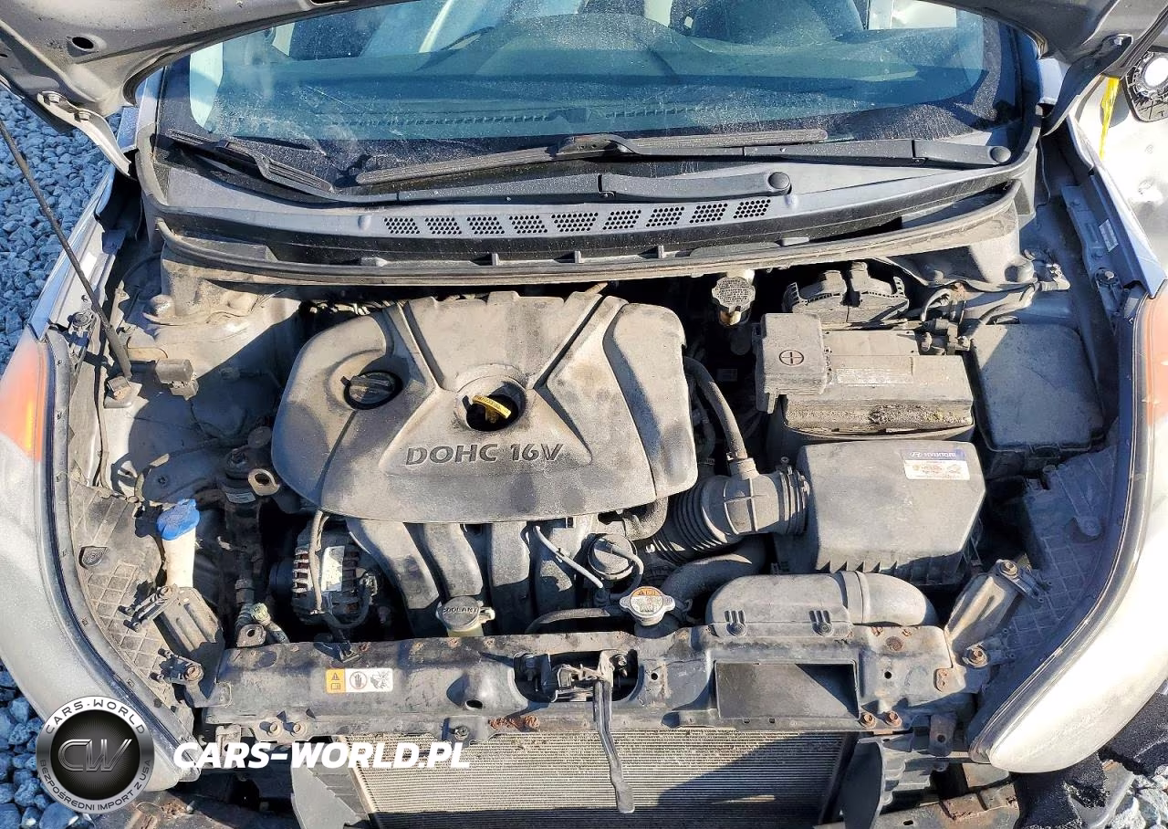 2012 Hyundai Elantra Gls VIN:KMHDH4AE0CU384978 - 11