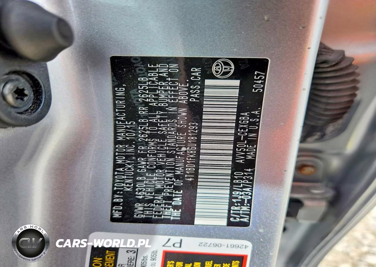 2016 Toyota Camry Hybrid Xle VIN:4T1BD1FK8GU181293 - 12