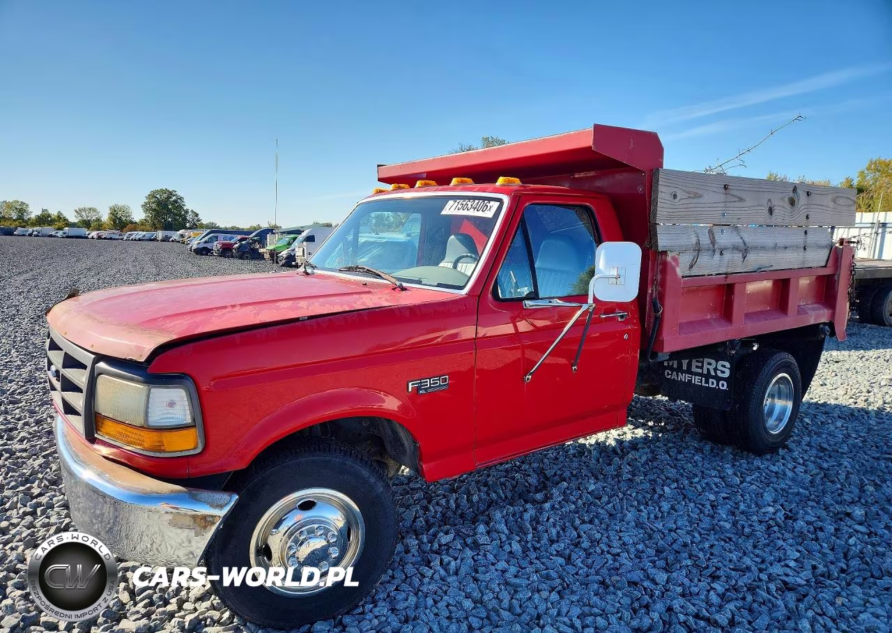 1996 Ford F350 Super Duty Dump Truck VIN:1FDKF37H9TEA52315 - 1