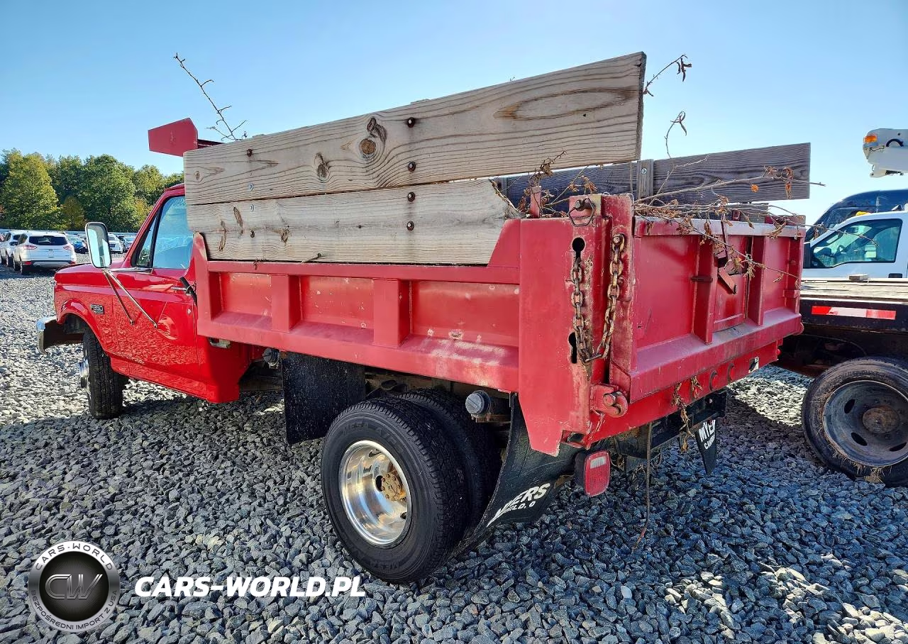 1996 Ford F350 Super Duty Dump Truck VIN:1FDKF37H9TEA52315 - 2
